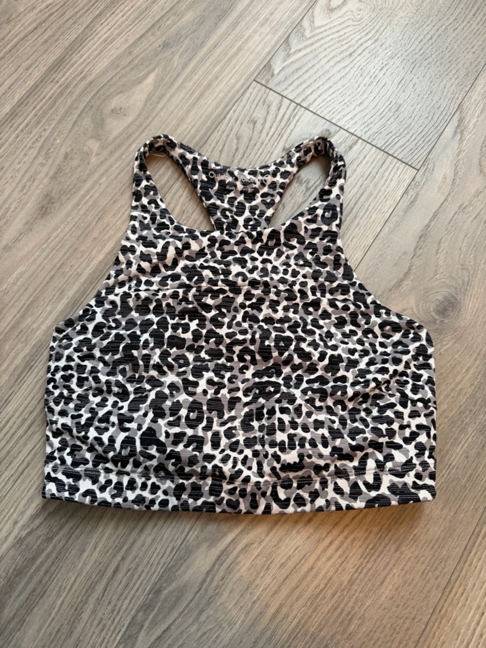 Outdoor Voices Leopard Print Sports Bra – Size S